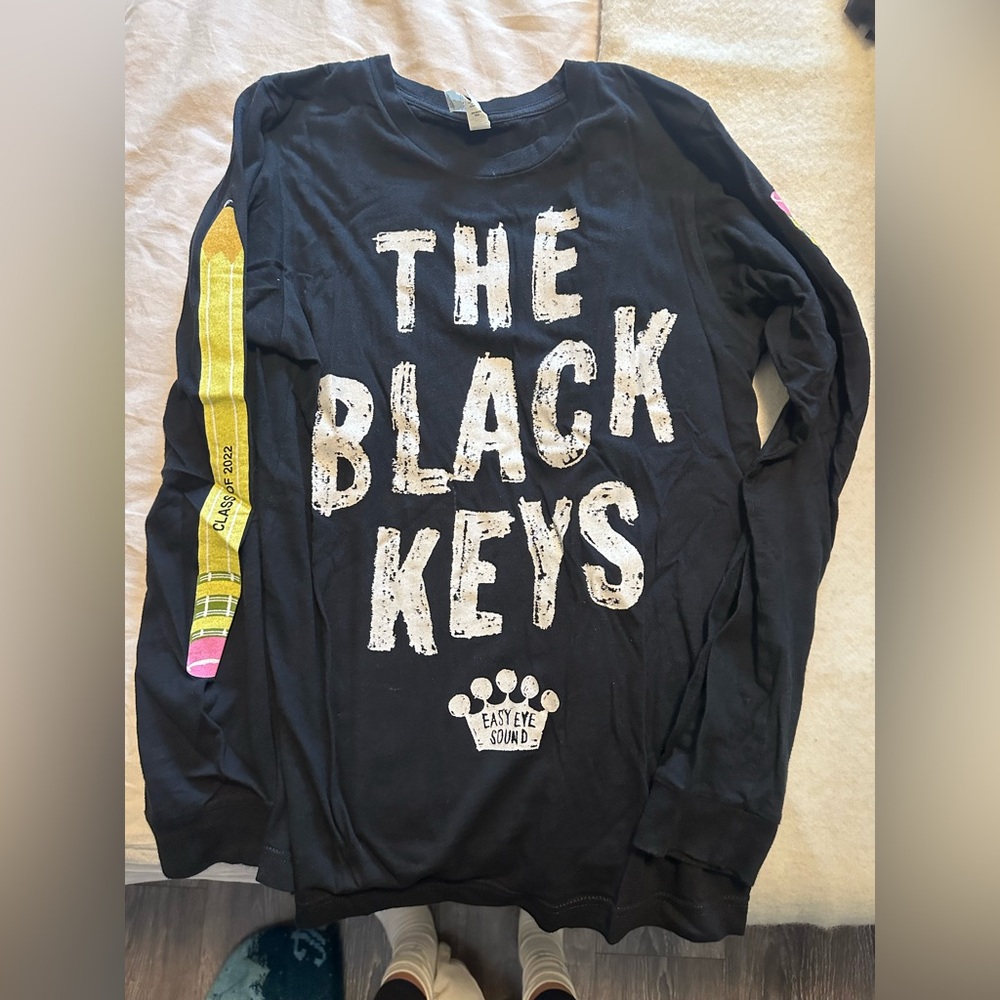 The Black Keys Long Sleeve Graphic Tee - Black